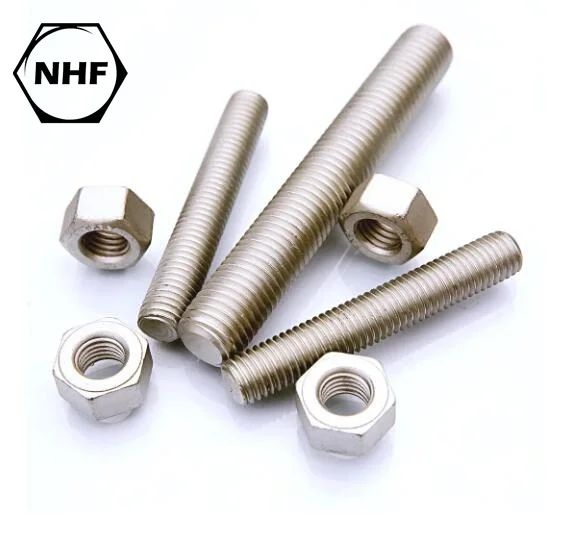 China Manufacturer High Quality ASTM a193 b7 threaded rod stud bolt with Astm a194 2h nut