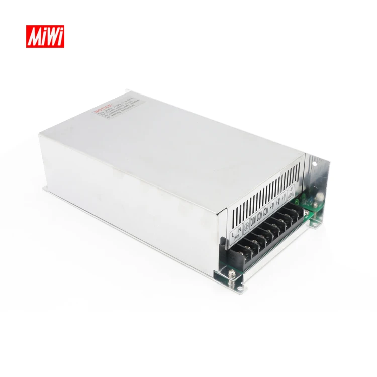 MiWi S-500-24 High quality 220V AC to DC 24V 20A 500w power supply 24vdc
