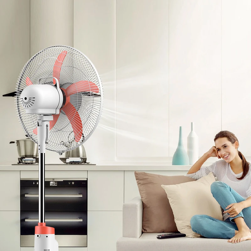 Wholesale Outdoor 16 Inch Remote Control  Ac Dc Rechargeable Fan Floor Standing Solar Powered Electric Fan