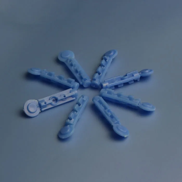 Disposable safety twist plastic stainless steel 28G 30G sterilance blood lancet