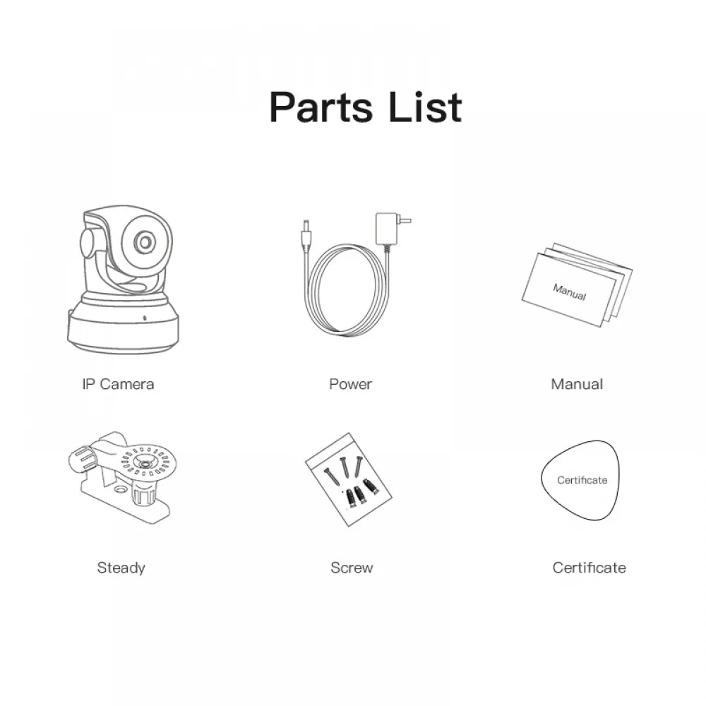 HD wireless wifi CCTV camera network 360 indoor security alarm system surveillance smart home IP body camera cama ptz optics