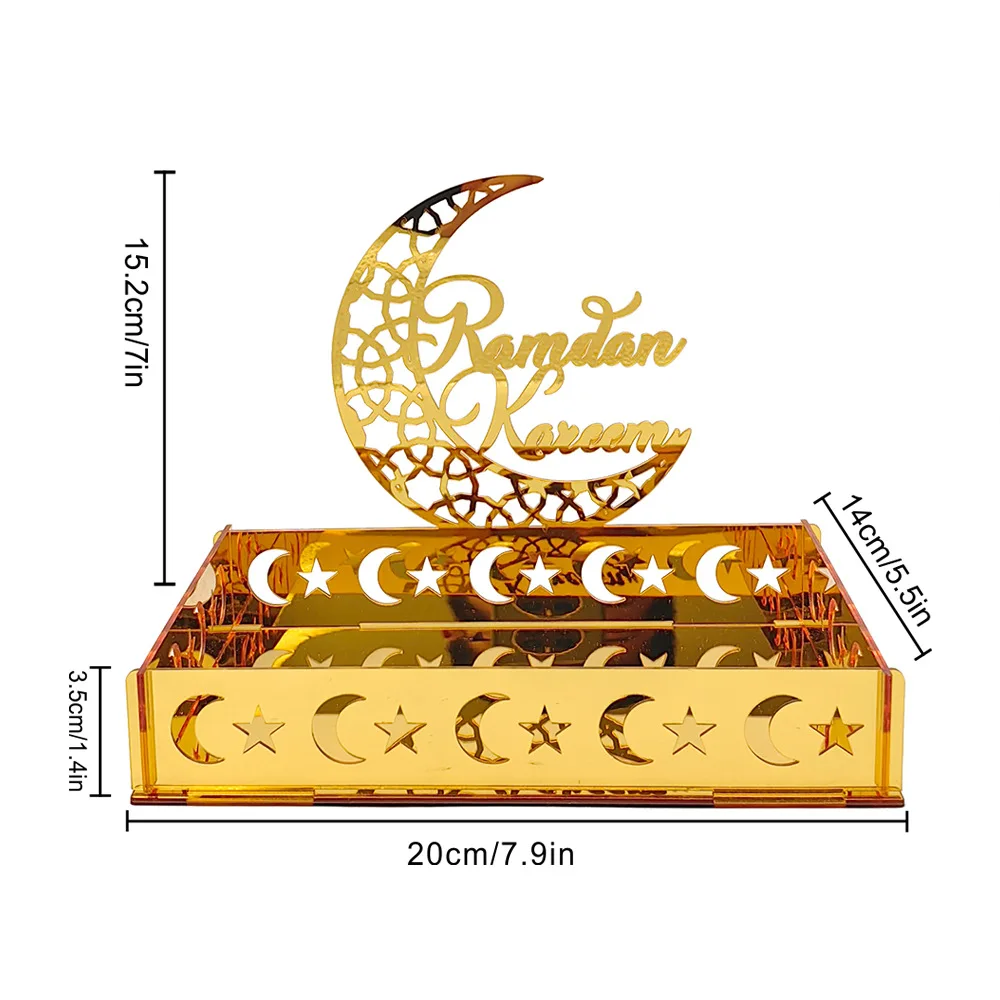 Islamic Muslim Acrylic Material Decorative Ornaments Decorative Accessory Craft Gifts Home Decor