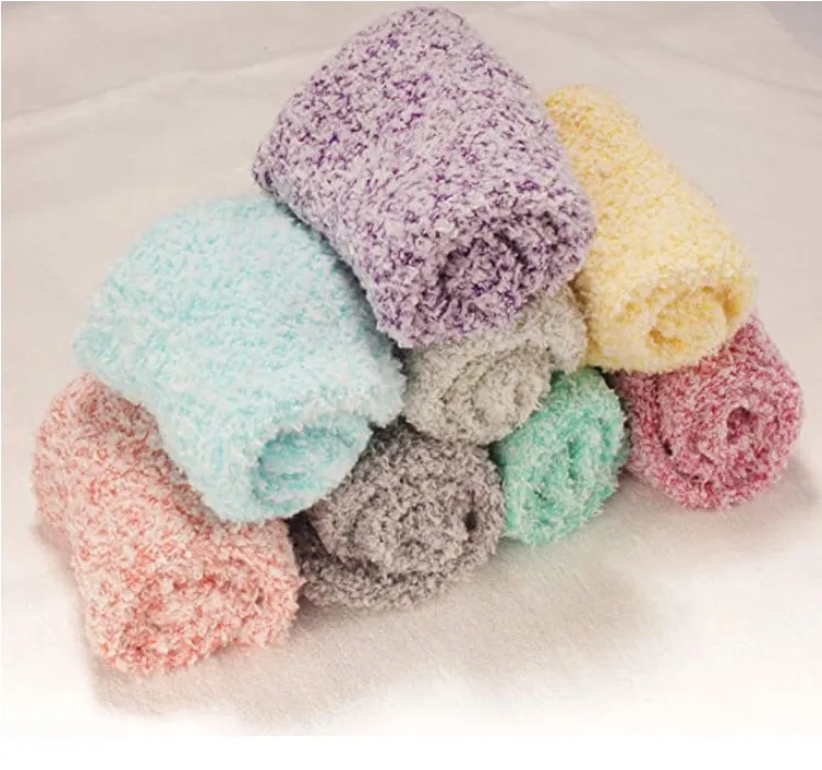 
winter Warm Soft Slipper Sock Winter Fluffy Crew Socks Casual Sleeping Fuzzy Cozy Sock 