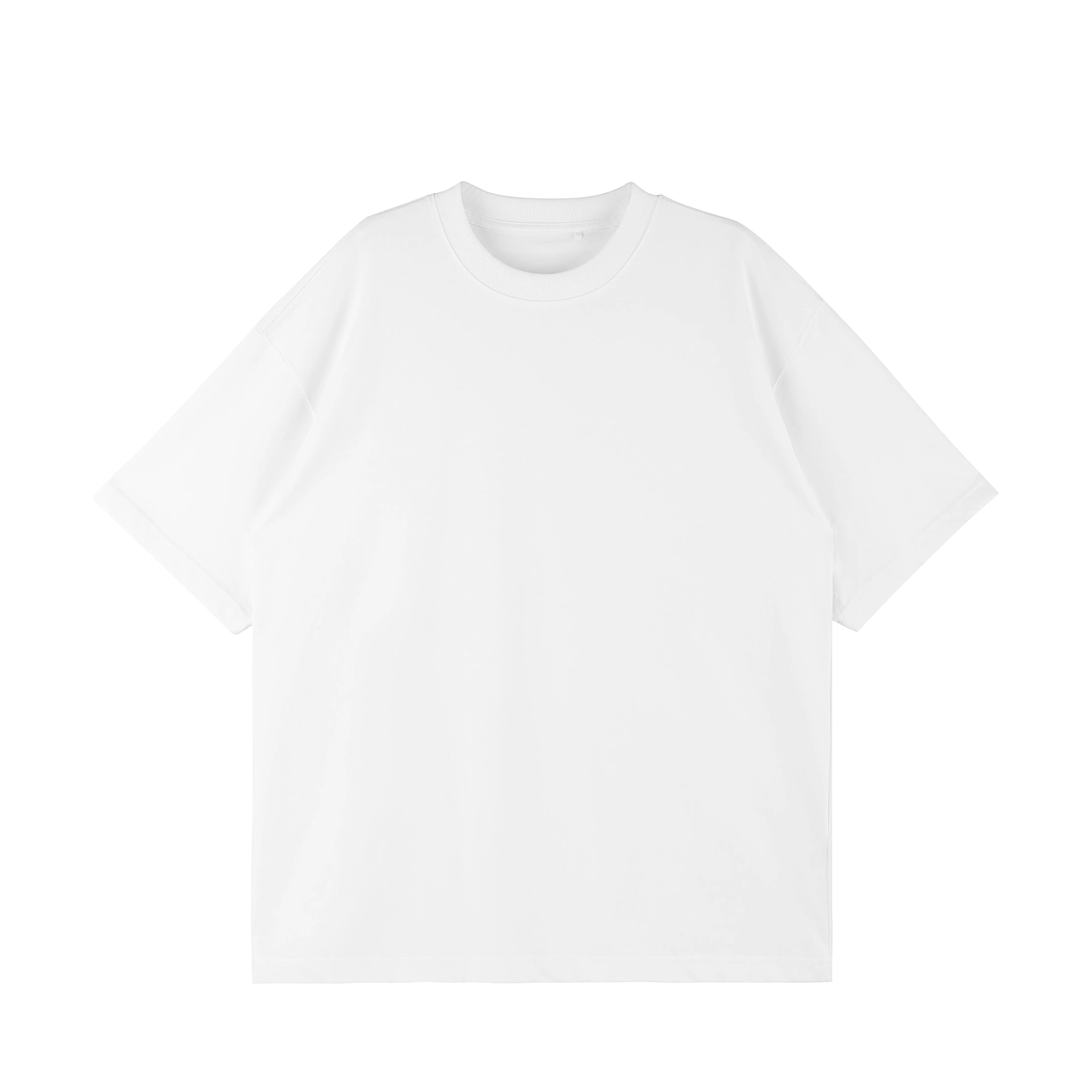 High Quality 240g Short Sleeve Heavy T Shirts Customization Blank Mercerized Cotton T-shirts