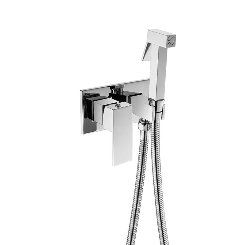 Brass Toilet Hot Cold Bidet Spray Handheld Bidet Diaper Set Bathroom Shower Set Shattaf Sprayer Jet Douche Kit