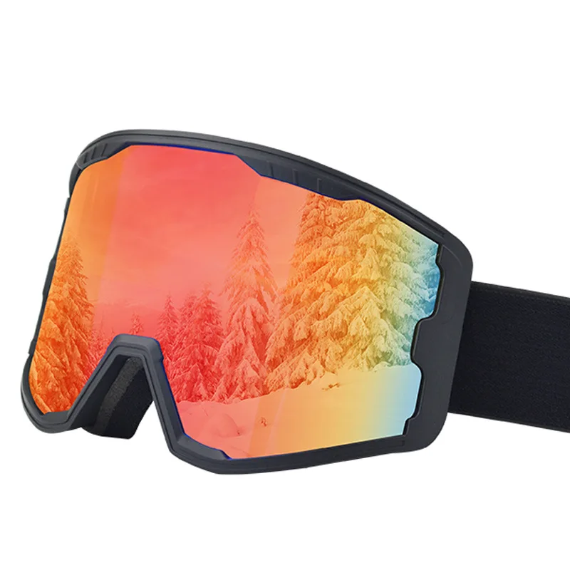 Wildrex Adult double-layer anti-fog ski goggles, mountaineering goggles snow blindness snow goggles unisex cocard glasses