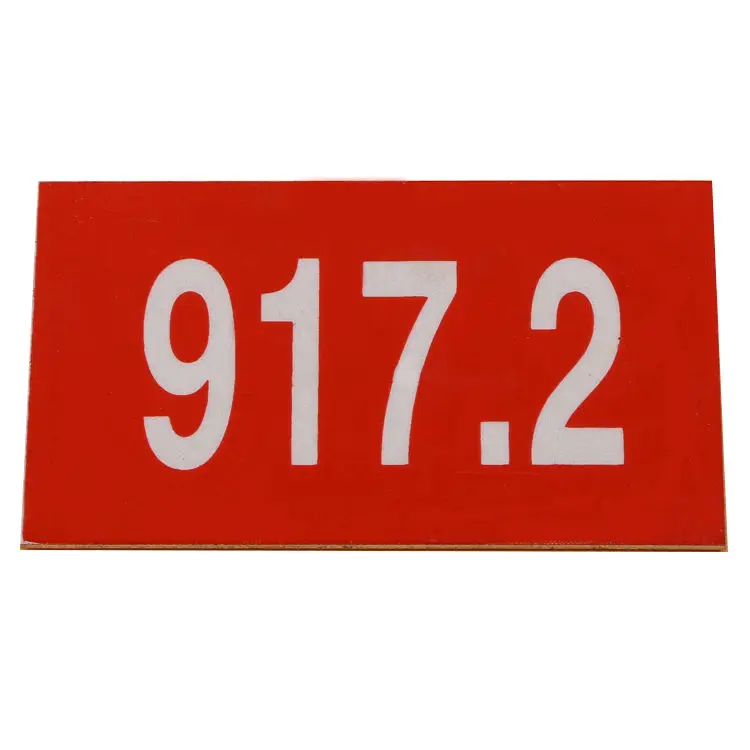 Serial Number 1mm Thick Stainless Steel Door Plate With House Number