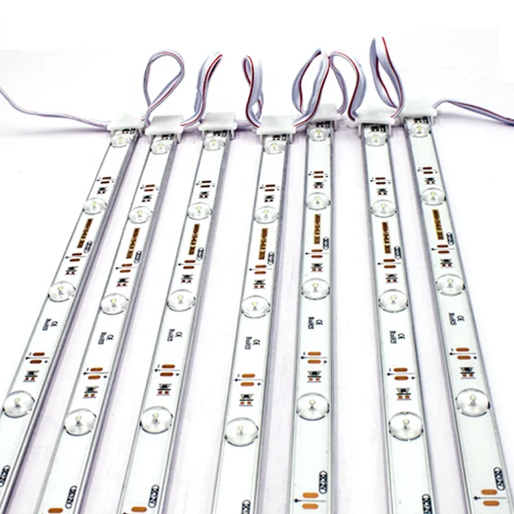 Жесткая Светодиодная лента DC12V решетчатая подсветка жесткая полоса с 12 светодиодами SMD3030 Вт 18 15 занавес 170 градусов диффузионная светодиодная str
