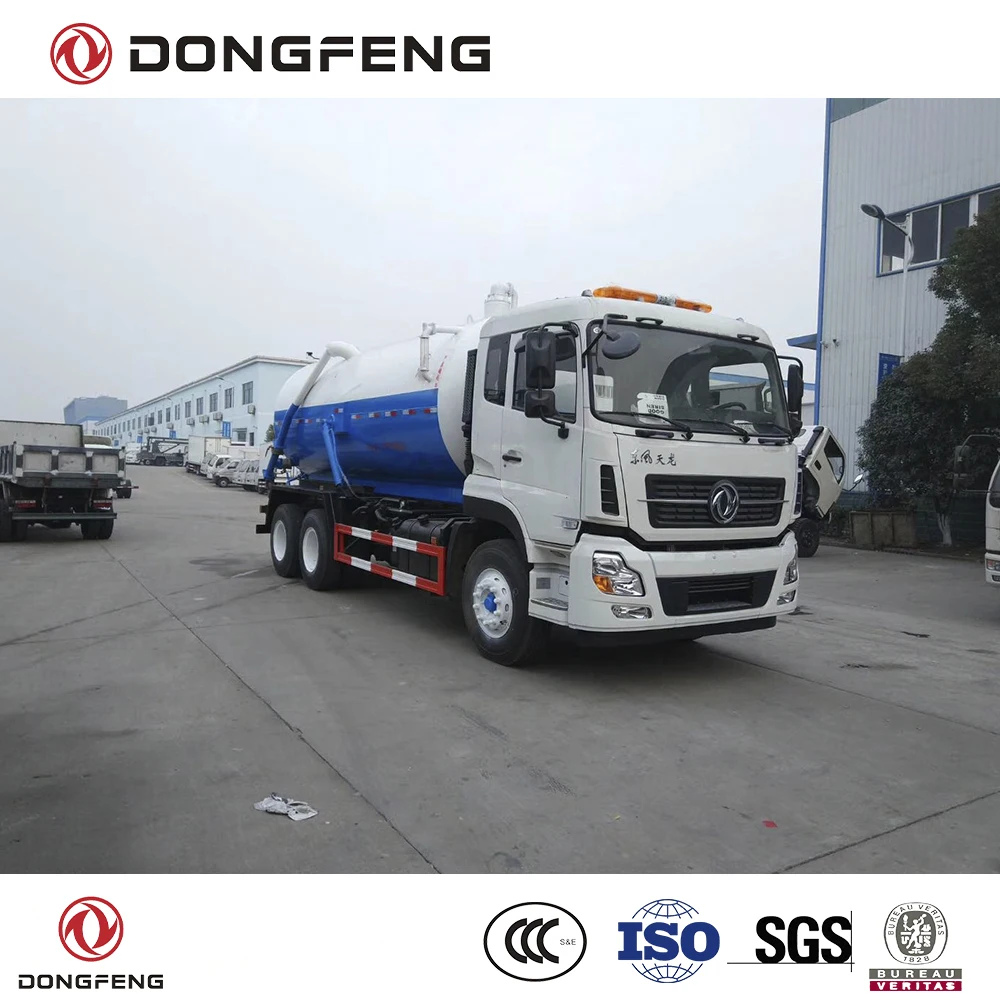 Dongfeng 6x4 RHD 15000 литровый вакуумный резервуар