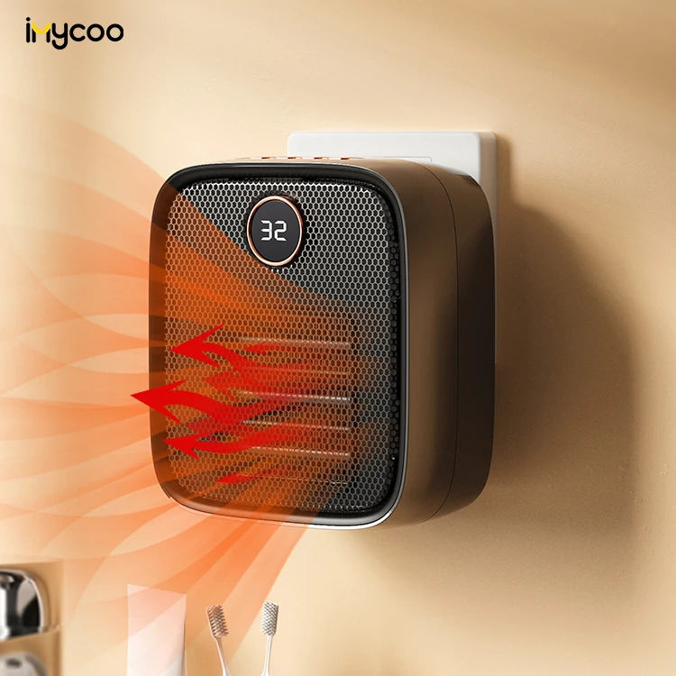 IMYCOO New Design Personal Electric Room Hot Fan Heater 500W Portable Mini Wall Mounted Fan Heater For Home
