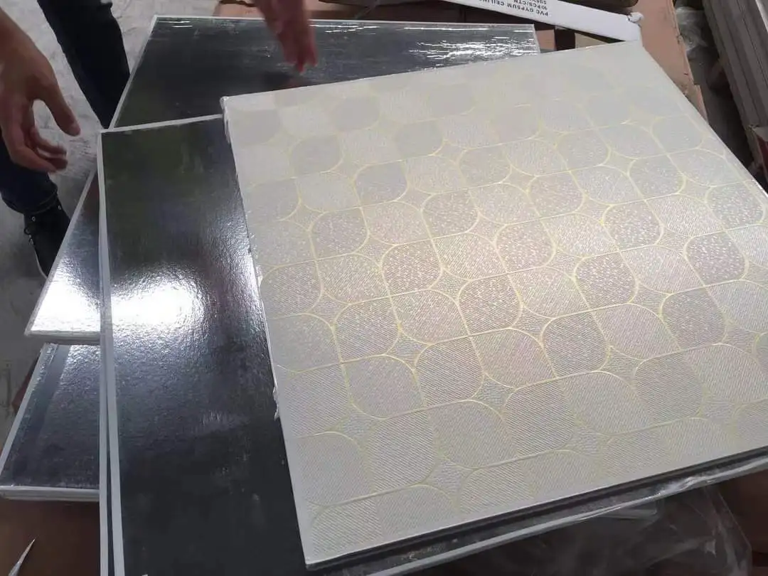 Standard size Gypsum Board moistureproof Gypsum Board PVC gypsum ceiling board