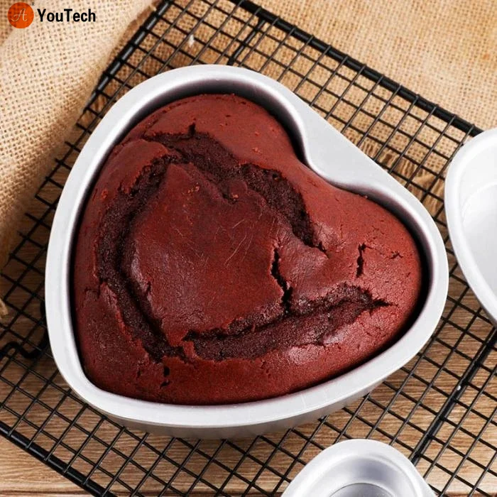Aluminum Alloy Die Round Heart 2-10 Inch Cake Mold Cake Template Baking Dish Baking Mould Pan Pattern Bakeware Tool cozinha