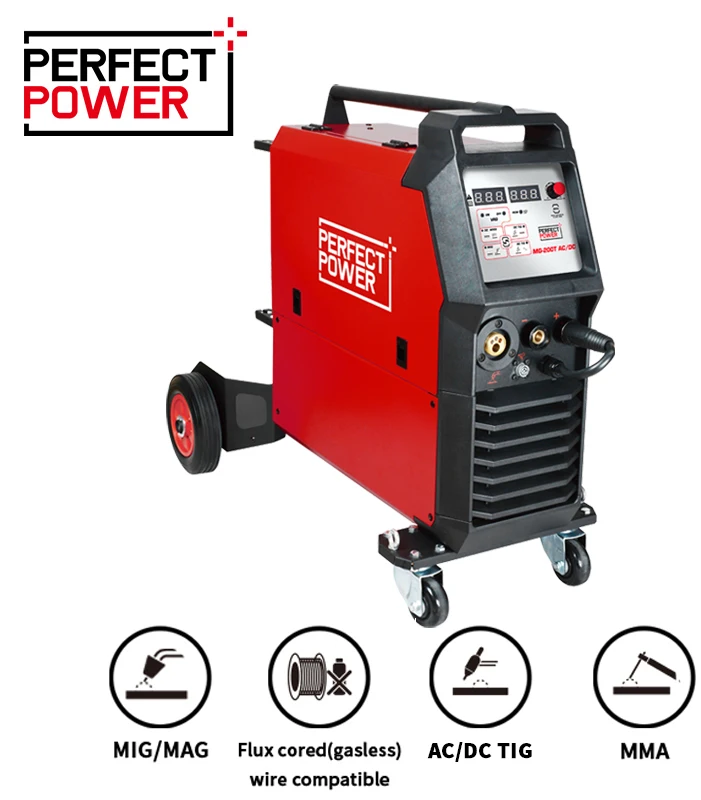 acdc tig welder 3 in 1 welding machine ac pulse tig welder mig mag welding machine manual metal arc welders