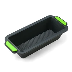 2021 New Household Toast Mold Food Grade Silica Gel Rectangular Cake Tray Non Stick Heatresistant Baking Tools