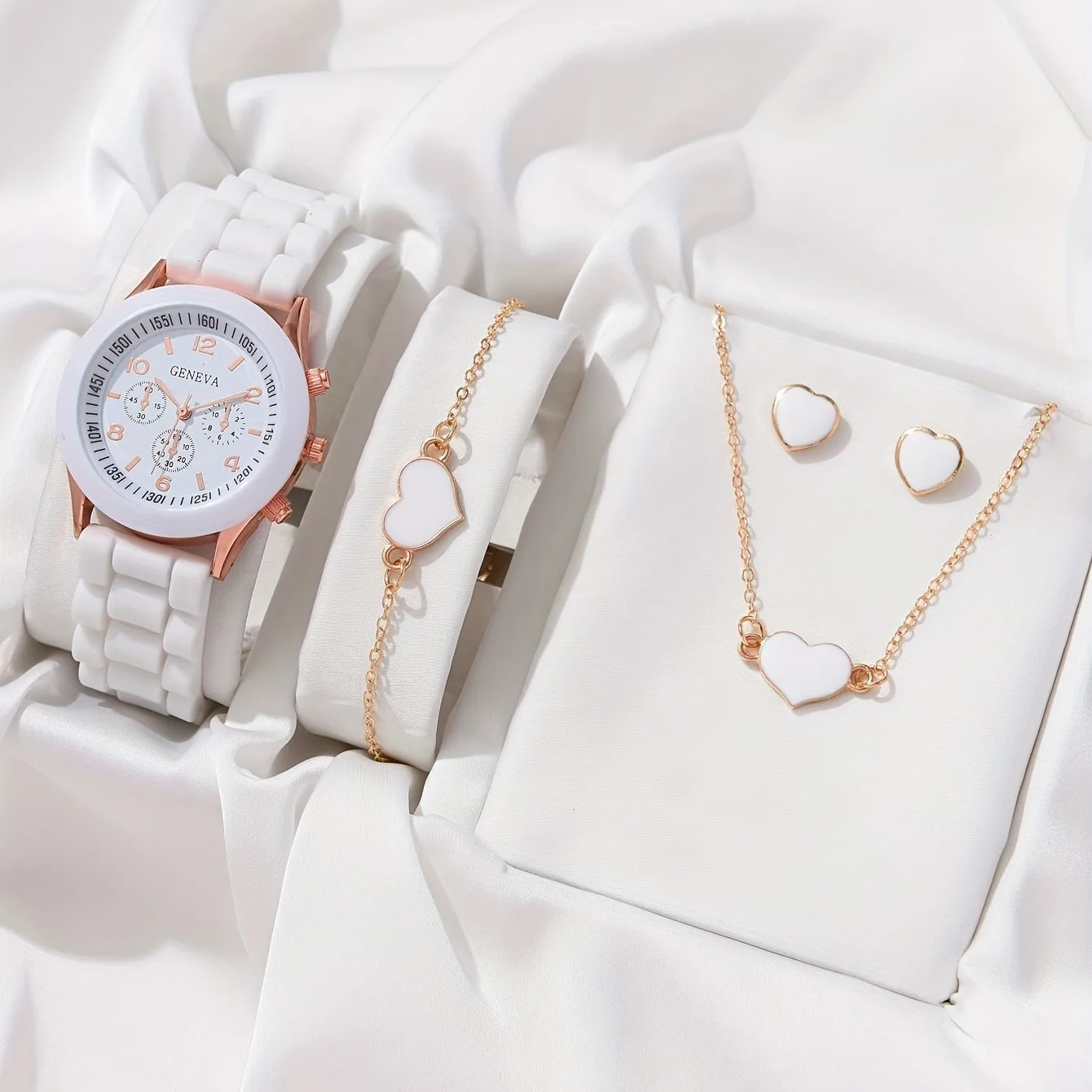 Fashion Women Watch Hot Sale Sexy Delicate Luxury 5 Pieces Set Bracelet for