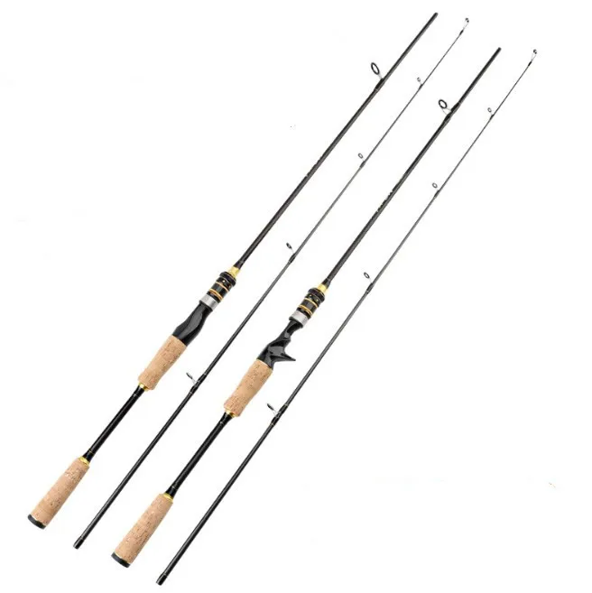 Spinning Casting Fishing Rod Hand Lure Carbon Feeder Pole Carp Fly Gear Pesca 1.8M 2.1M 2.4M Ultralight Travel Surf New