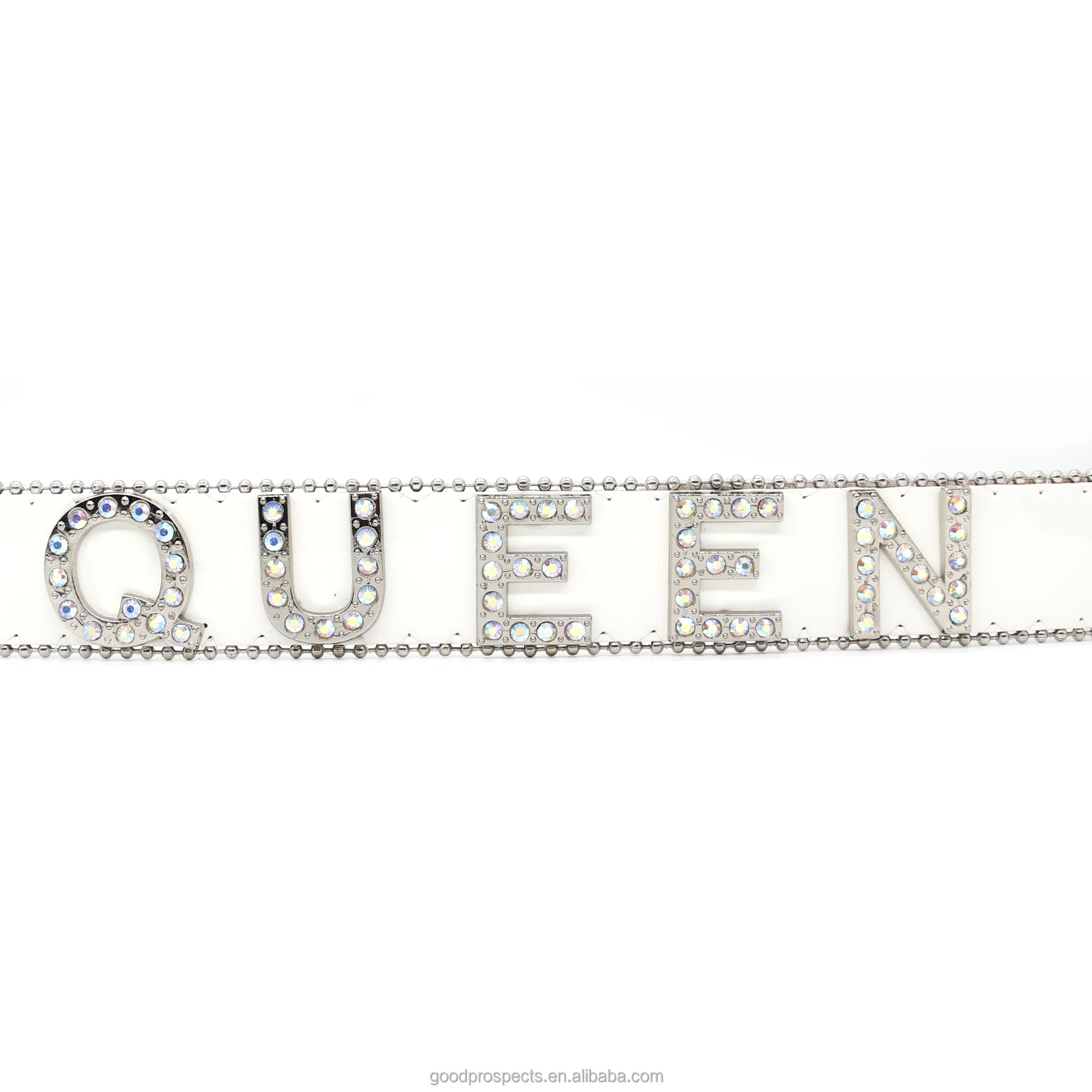 custom Luxury crystal rhinestone women design diamante belts unisex studded western buckle BB simon PU leather belt