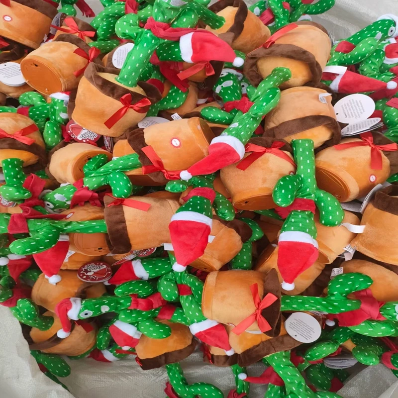 Hot Sales Dancer Manufacturers Plush Soft Doll  Dancing Cactus Toy Singing Songs Rechargeable