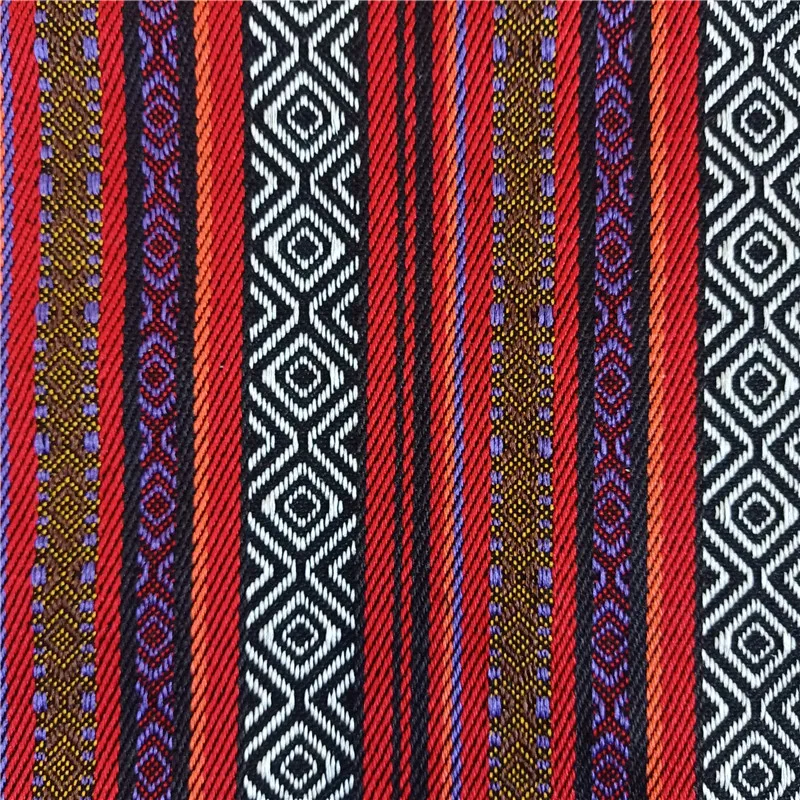 Yarn dyed arabic sadu jacquard fabric polyester cotton fabric middle style fabric for tent