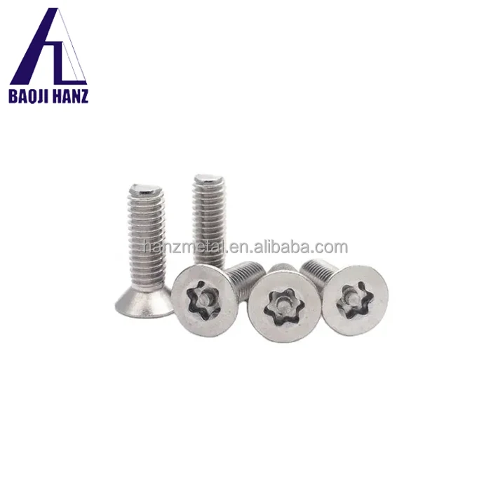 titanium m3 10mm torx countersunk screw colored