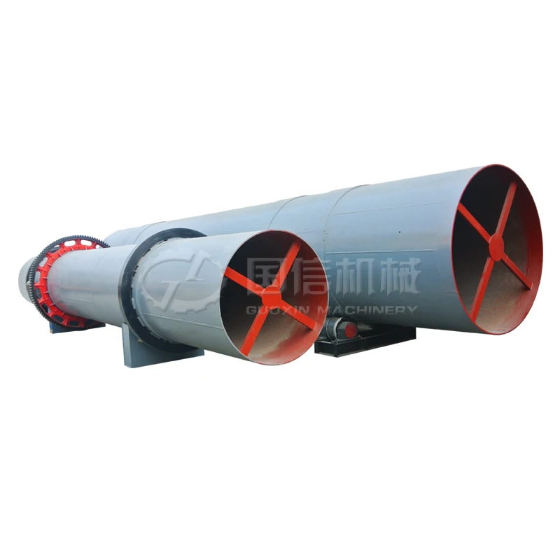 
Single-cylinder rotary dryer machine for paddy rice or hemp 