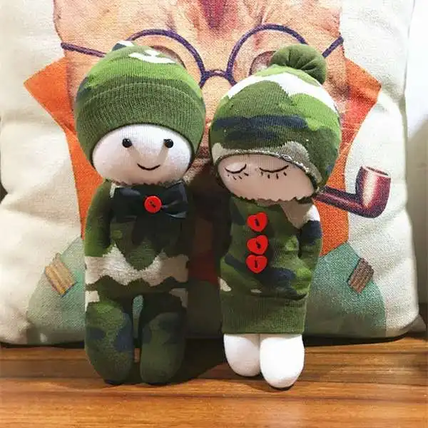 Christmas cute original handmade sock toys and dolls