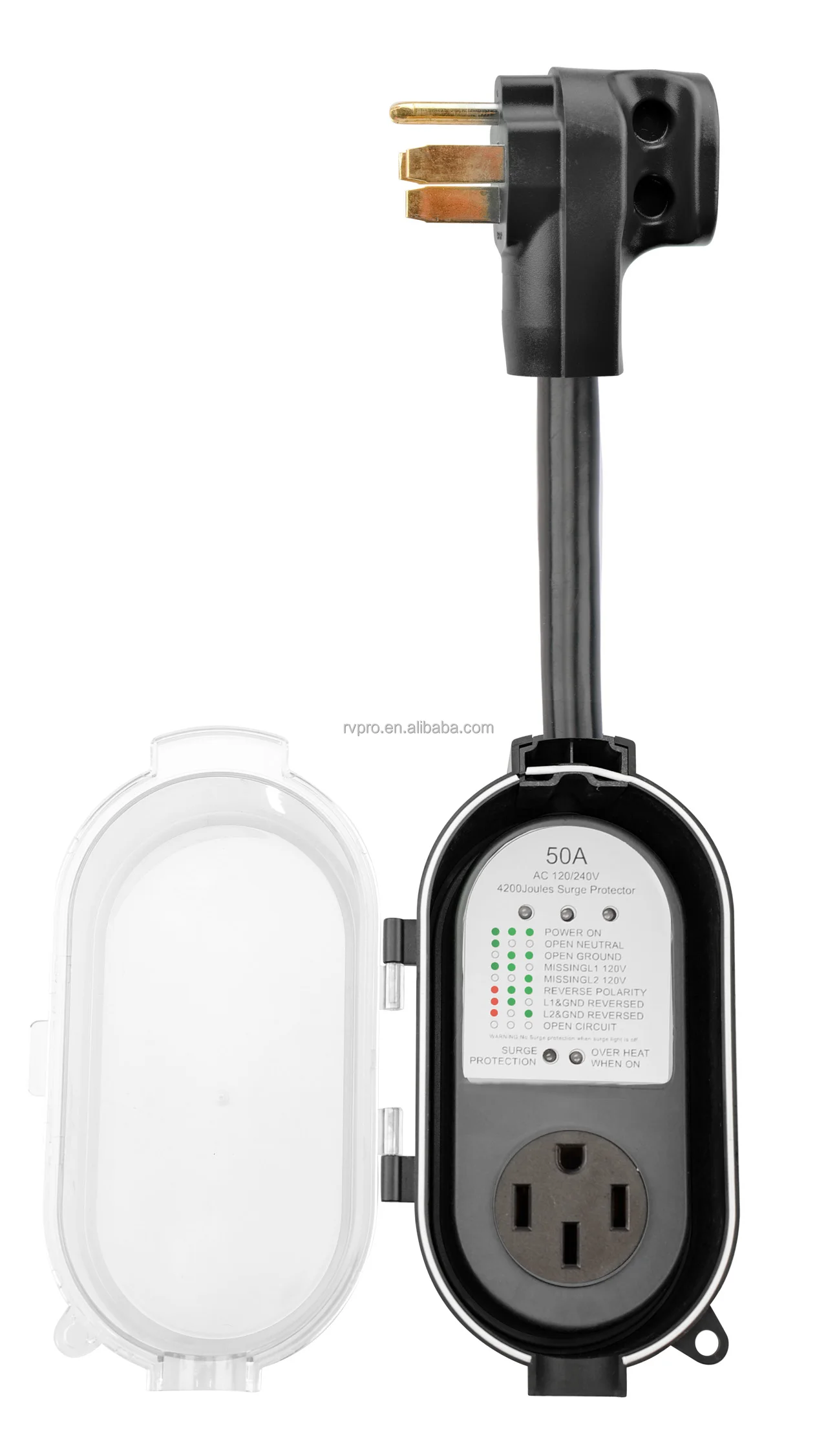 25 футов 50 Ампер Стандартный Мужской/50 блокировки электрическbq адаптер