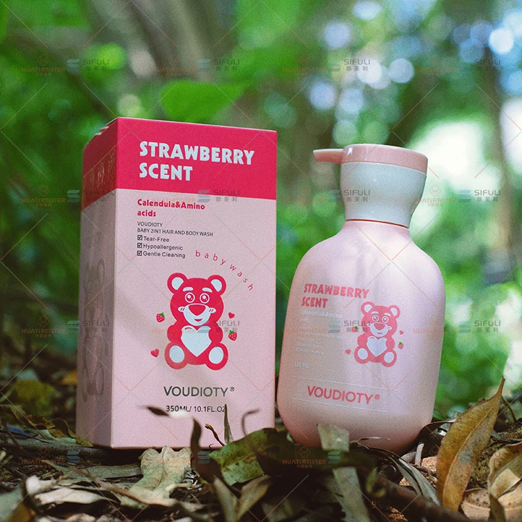 KIDS OEM shampoo with chamomile and string extract tear-free formula moisturizing baby hair delicate for children