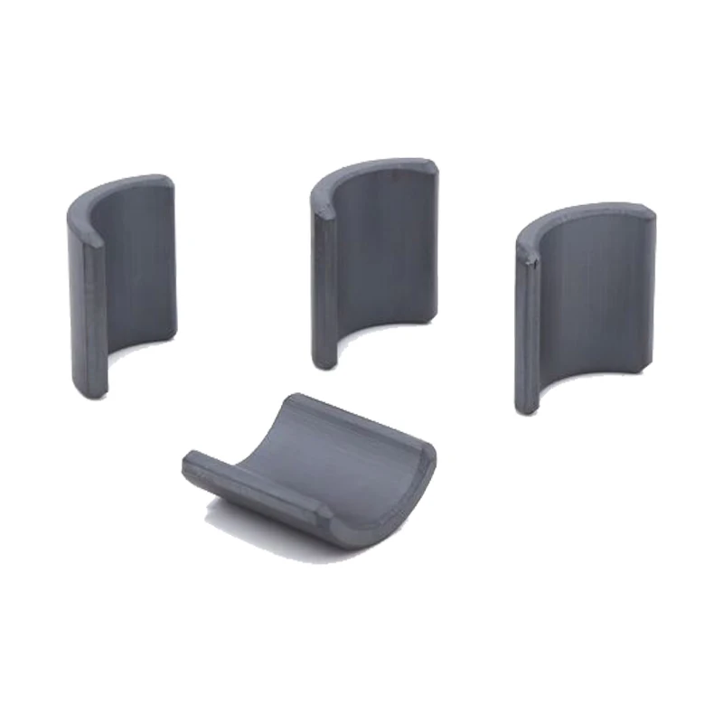 Design Good Price Custom Y40 Y44 Ferrite Arc Magnet For Motor