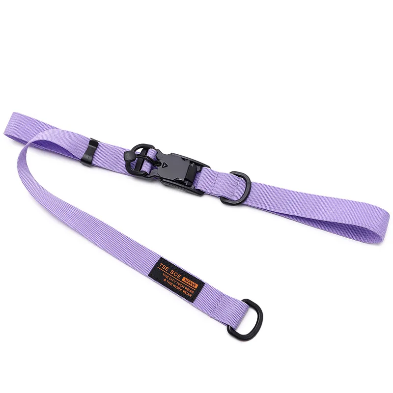 OEM Custom Color Purple Durable Nylon Baseball Belt for Men Women