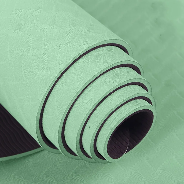 
Competitive factory price non slip private label custom 6mm TPE yoga mat double sided eco friendly mat yoga for yoga pilates 