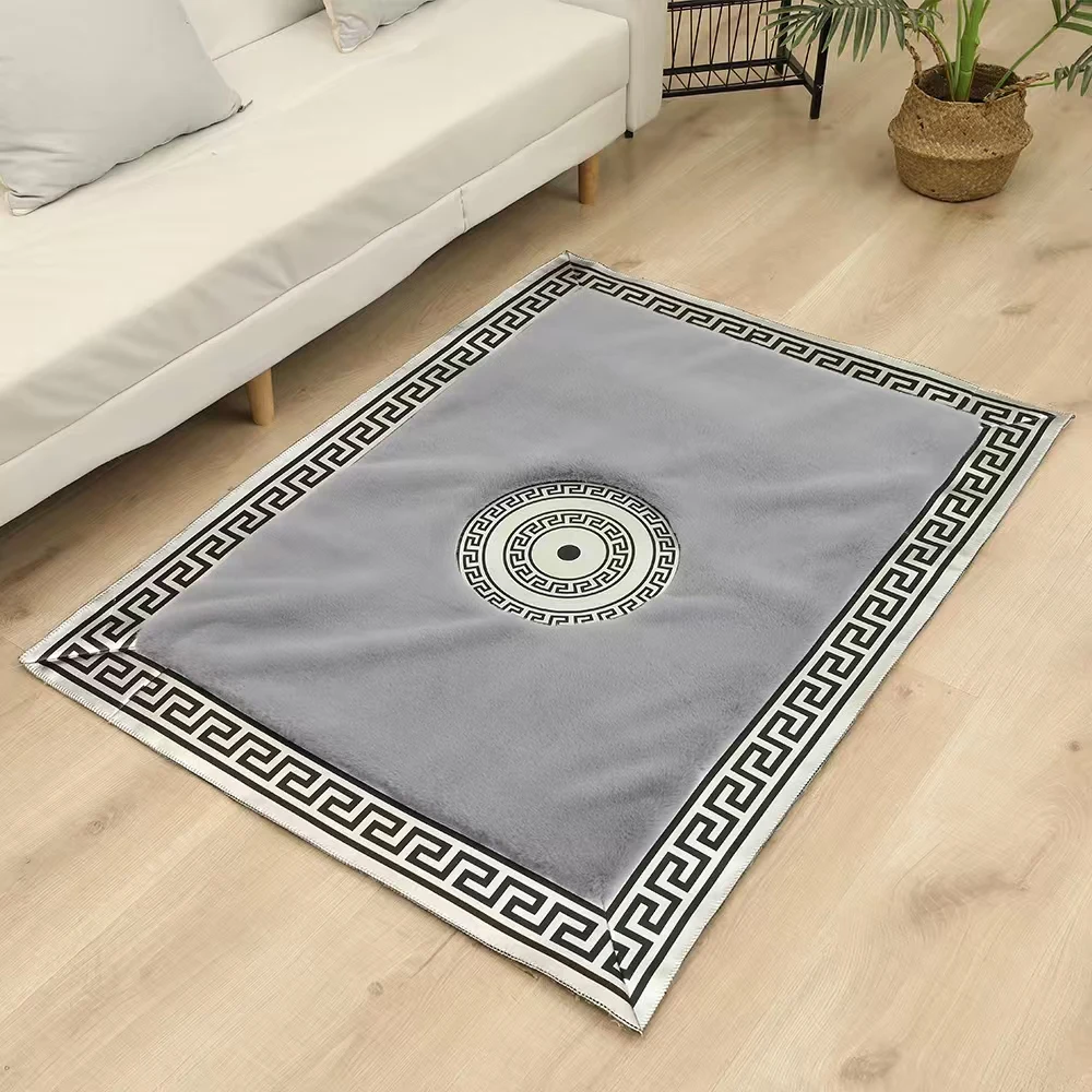 Home Luxury Corridor Carpet Non-slip Hotel Party Decoration Floor Mat European Hallway Long Carpets Bedroom Bedside Soft Rugs
