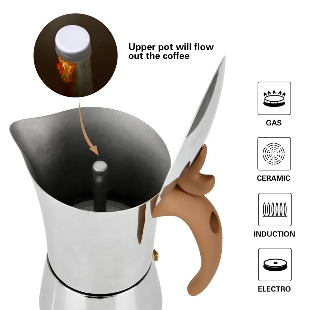 Fissman Stovetop portable cooks Espresso coffee maker for 9 cups / 540 ml