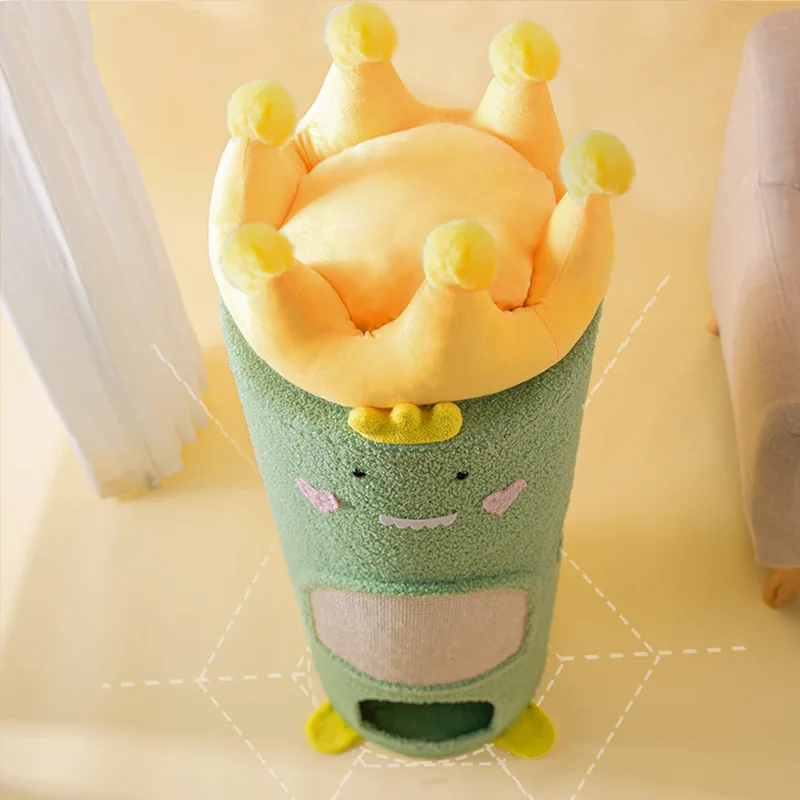 Wholesale Modern Pet Scratching Cardboard Cat House Sisal Luxury Barrel Shaped Pet House Cat Condo Tree Cat  Tree House