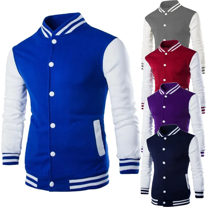 Hot sale Custom made college jacket wholesale baseball Brand Embroidery Inside Lining jackets Letterman Baseball Bomber Jacket