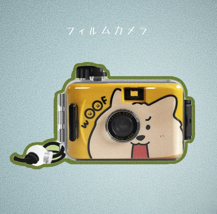 OEM vintage non-disposable customized 35mm film camera with flash reusable 135 film camera