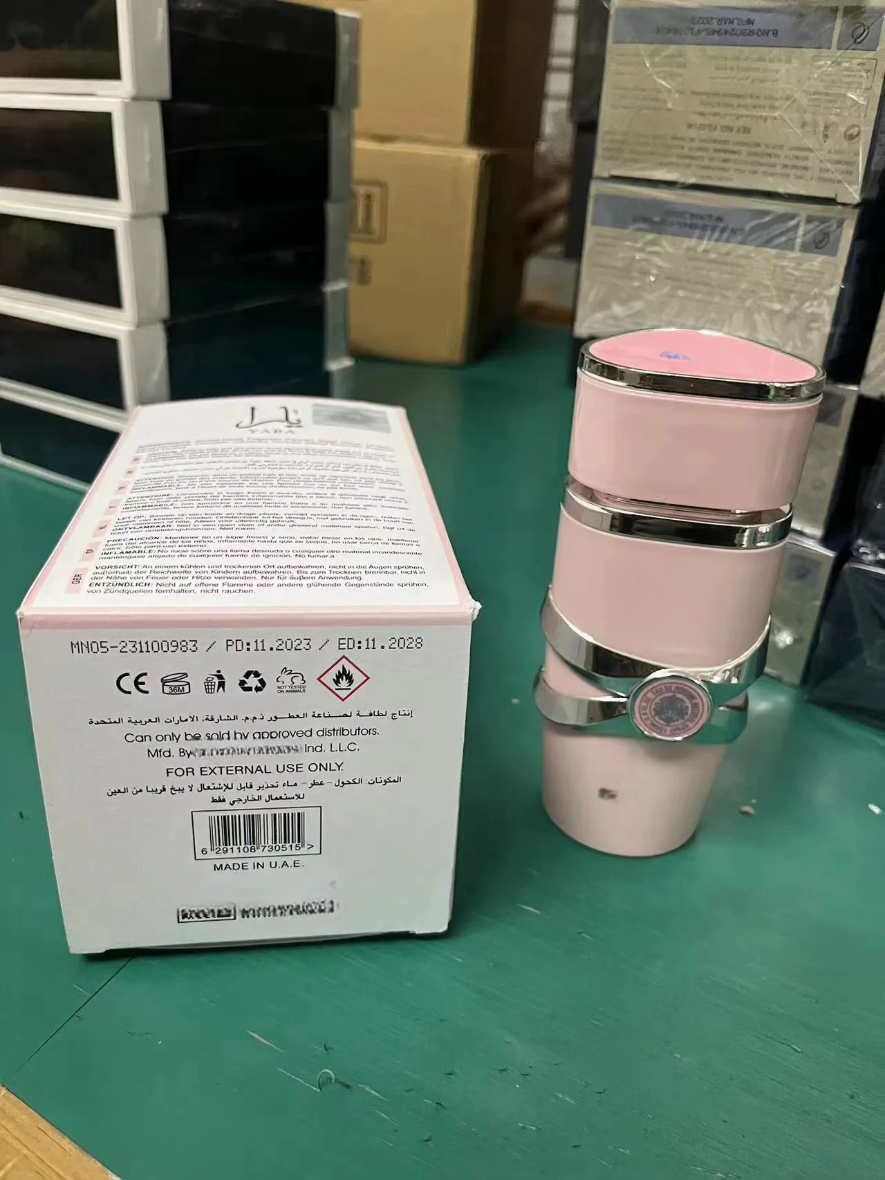 High Quality 100ml Long Lasting Dubai Arabic Original Rose Perfume Women and Men Perfume