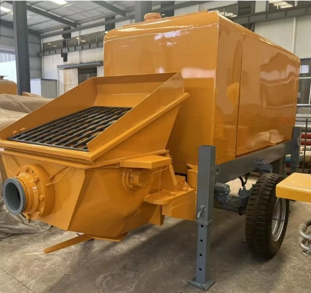 mini small mobile concrete pump with low price for sale