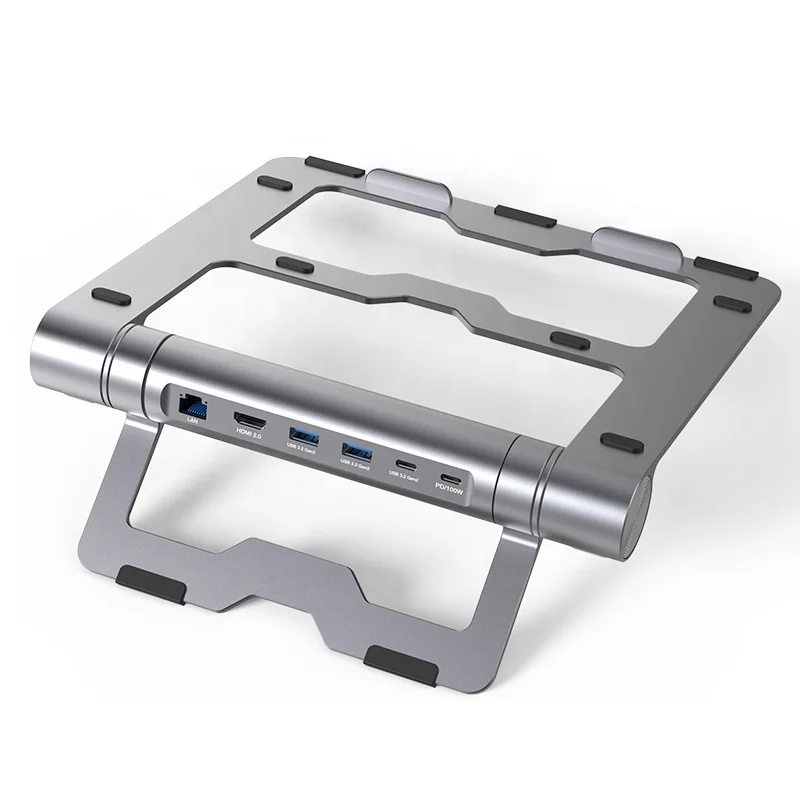 PD Charging SD TF Card Reader 11 in 1 USB C HUB OTG Card Reader Ethernet Adapter USB C Stand for Laptop Docking Station