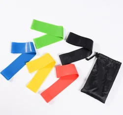 4pcs Sets Resistance Bands Pull Up Gym Elastic  Latex Bands Loops Home Exercise Fitness Power  Bands