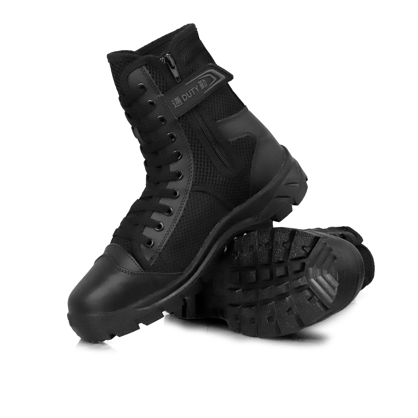 SN307 Cheap Wholesale Outdoor Tactical Boots Lightweight Mesh Fabric  Flat Outsole Breathable Hiking Shoes