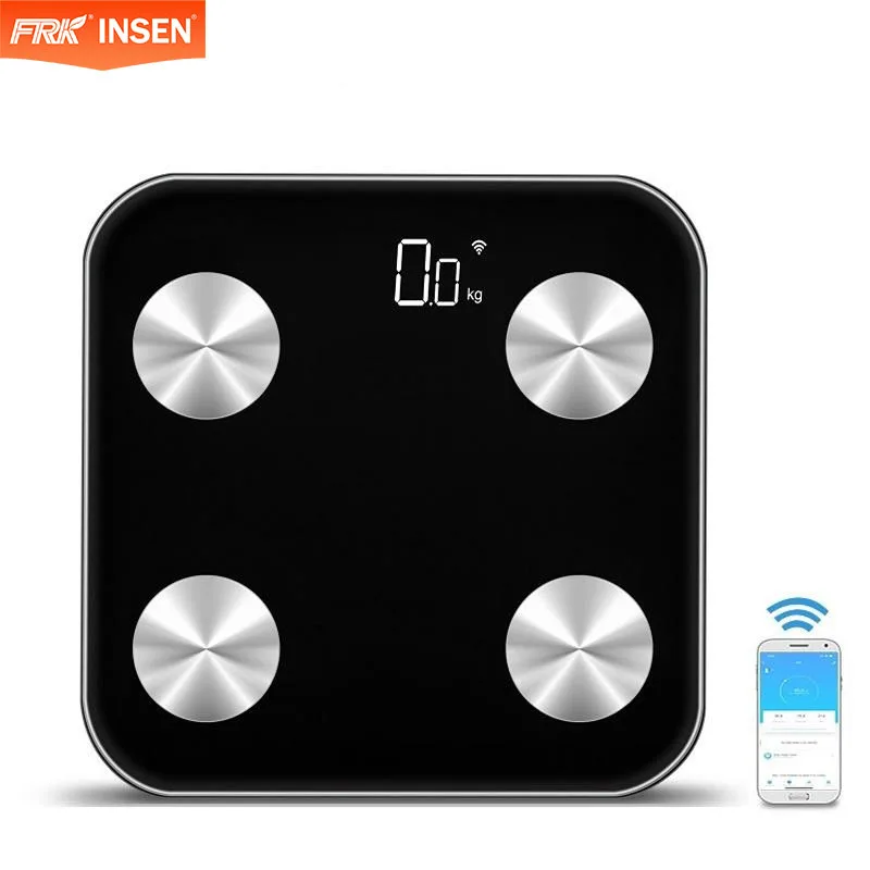 Smart Accurate Bathroom digital Body Fat balance weight Muscle Water Bone mass Analyzing body fat Scale with app