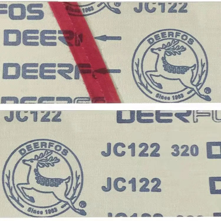 Deerfos 1 38*50 м кремниевый Карбид SIC JC122 абразивная ткань большой рулон для полировки J мягкая хлопчатобумажная