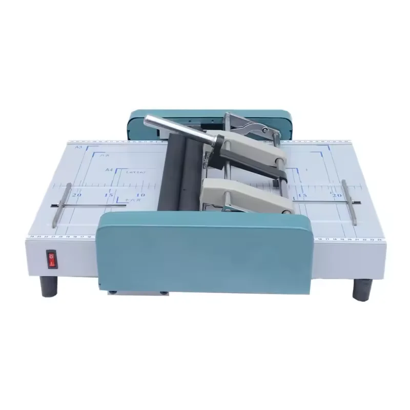DX-8200 Electric booklet maker machine wire booklet making machine for office equipment