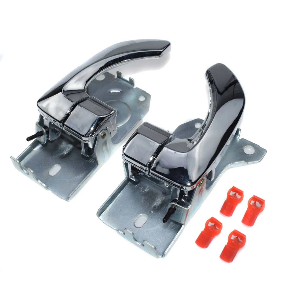 2Pcs Chrome Door Handle Inside Front Left & Right For 2003-2009 Kia Sorento New