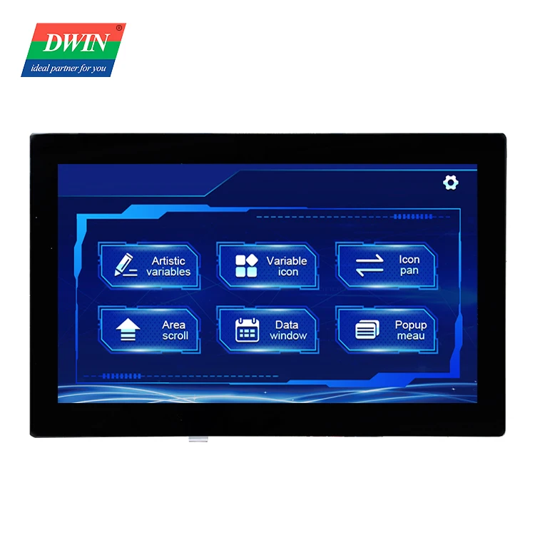 DWIN 15.6 inch 1920*1080 16.7M colors IPS HMI display 2K HD smart TFT LCD Module capacitive touch screen with GFF structure