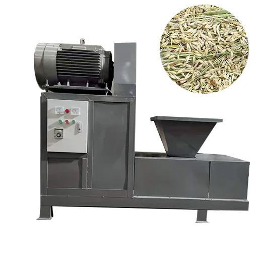 small corn stalk saw dust coffee waste coal straw rice husk wood sawdust fuel press charcoal biomass briquette making machine