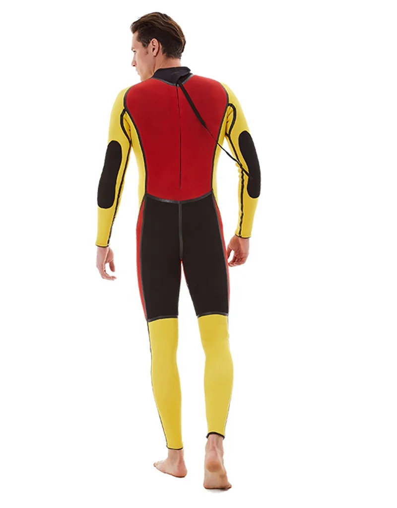 DIVESTAR One Piece  Rescue Suit Fluorescent Yellow Color or Green Sucba Diving Neoprene Wetsuits