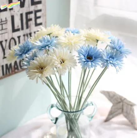 
Wholesale Artificial Daisies Flowers Realistic Silk Flower Gerbera Daisy Bridal Wedding Bouquet Decoration 