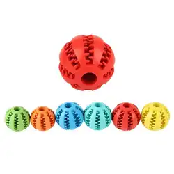 Dog toys pet accessories Training food leakage ball molar bite ball natural rubber pet toy pet puzzle treat ball